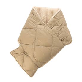 シティ リバーシブル ダウンマフラー （KHAKI/G.BEIGE）