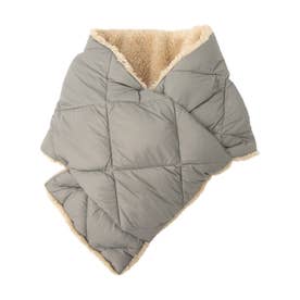 シティ リバーシブル ダウンマフラー （GRAY/G.BEIGE）