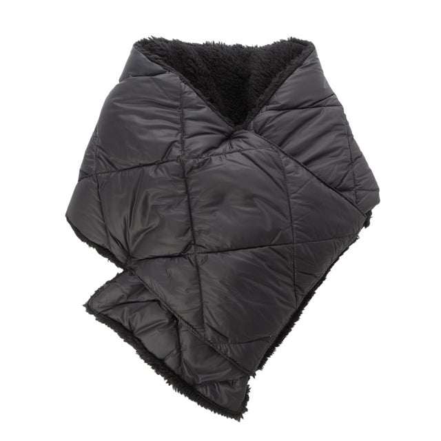 シティ リバーシブル ダウンマフラー （D.CHARCOAL/BLACK）