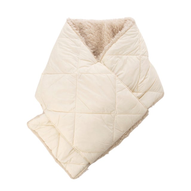 シティ リバーシブル ダウンマフラー （OFF WHITE/G.BEIGE）