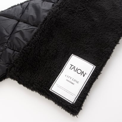 タイオン TAION シティ リバーシブル ダウンマフラー （BLACK/BLACK）｜詳細画像