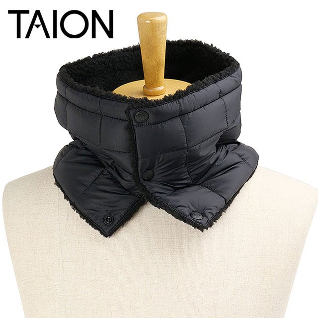 MOUNTAIN REVERSIBLE DOWN NECK WARMER BLACK/BLACK [-R203MT] （BLACK/BLACK）