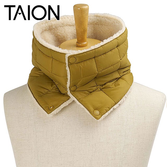 MOUNTAIN REVERSIBLE DOWN NECK WARMER COYOTE/CREAM [-R203MT] （COYOTE/CREAM）