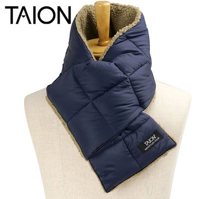 MOUNTAIN REVERSIBLE DOWN×BOA SCARF D.NAVY/BEIGE [-R201MT] （D.NAVY/BEIGE）｜詳細画像