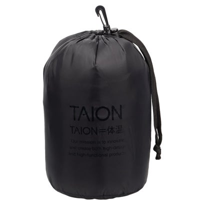 タイオン TAION ショートダウン ジャケット アウター ミリタリー M65 ライナーWジップ ソフトシェル メンズ レディース ショート丈 収納袋付き TAION-M65LSZBML-1SH （ブラック）｜詳細画像