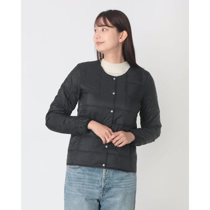 ベーシック クルーネックボタン インナーダウンジャケット （BLACK）｜詳細画像