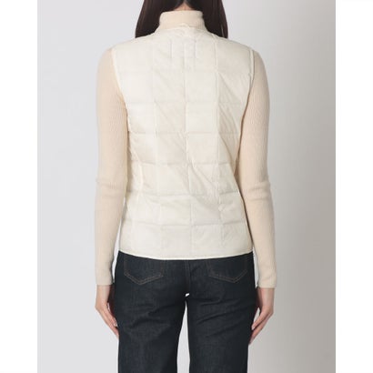 ベーシック クルーネックボタン インナーダウンベスト （OFF WHITE）｜詳細画像