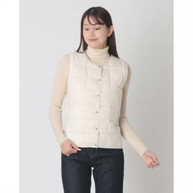ベーシック クルーネックボタン インナーダウンベスト （OFF WHITE）