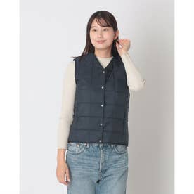 ベーシック Vネックボタン インナーダウンベスト （D.NAVY）