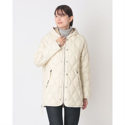ミリタリー M65 Wジップ ダウンパーカー-ソフトシェル （OFF WHITE）｜詳細画像
