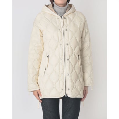ミリタリー M65 Wジップ ダウンパーカー-ソフトシェル （OFF WHITE）｜詳細画像