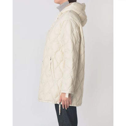 ミリタリー M65 Wジップ ダウンパーカー-ソフトシェル （OFF WHITE）｜詳細画像