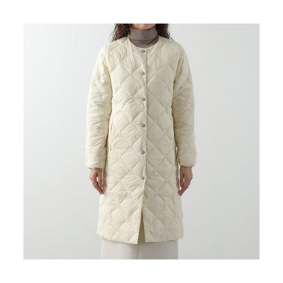 TAION ロングダウンコート W104BCI-LONG （OFF-WHITE/ホワイト）｜詳細画像