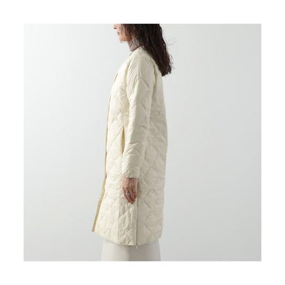 TAION ロングダウンコート W104BCI-LONG （OFF-WHITE/ホワイト）｜詳細画像