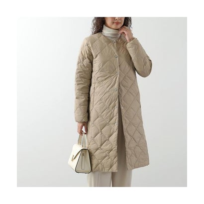 TAION ロングダウンコート W104BCI-LONG （G-BEIGE/ベージュ）｜詳細画像
