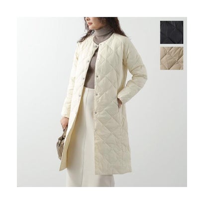 TAION ロングダウンコート W104BCI-LONG （G-BEIGE/ベージュ）｜詳細画像