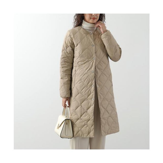 ロングダウンコート W104BCI-LONG （G-BEIGE/ベージュ）