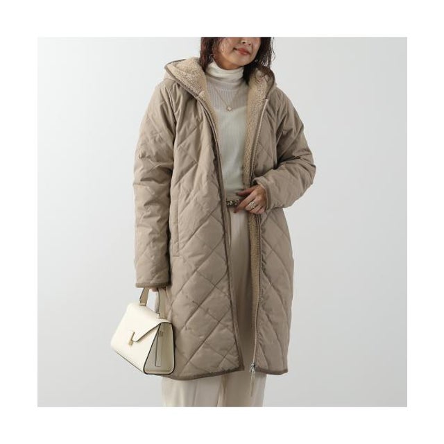ダウンジャケット CITY シティ R106BCI-LONG リバーシブル （D-BEIGE×G-BEIGE/ベージュ）