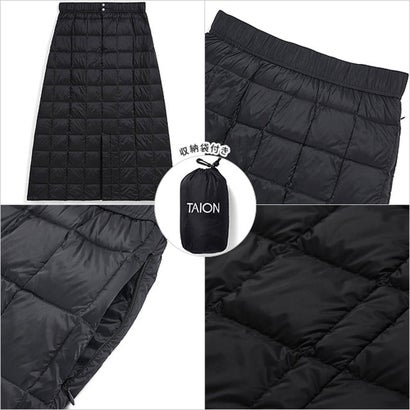 LONG MAXI DOWN SKIRT BLACK [-W150RS-LONG] （BLACK）｜詳細画像
