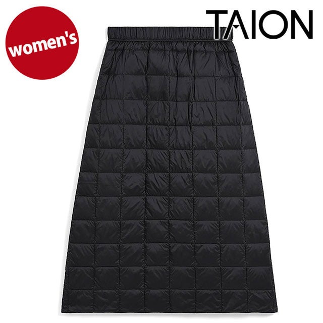 LONG MAXI DOWN SKIRT BLACK [-W150RS-LONG] （BLACK）