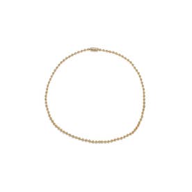 ball chain necklace. -S- regular （gold）