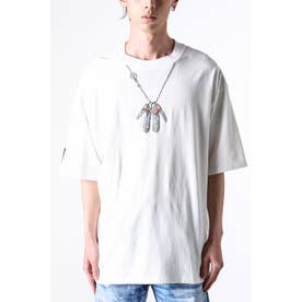 Native Top Short Sleeve T-shirt Feather （White）