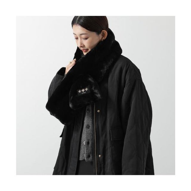 マフラー MENISA LJXA0390153588 （BLACK/ブラック）