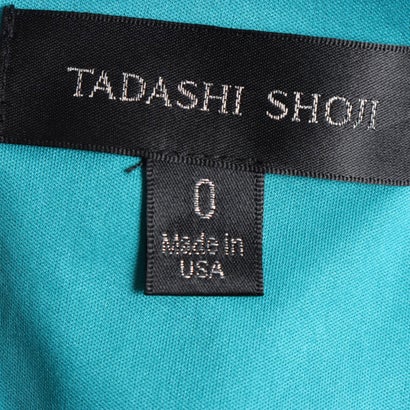 タダシショージ TADASHI SHOJI 上品アクアグリーンの刺しゅうレースドレス （グリーン）｜詳細画像