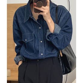 テディショップ Teddyshop レディース ヨーク切り替えデニムシャツ