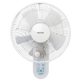 扇風機 壁掛け扇風機 サーキュレーター リモコン付き 30cm WALL-MOUNTED FAN ホワイト 白 KI-W283R （MMM）
