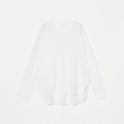 スリードッツ three dots SANDED JERSEY LOOSE LONG TEE （ブラック）｜詳細画像
