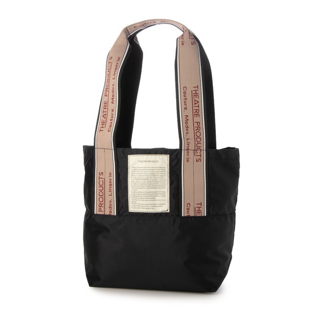 BL180601【01.ブラック】NYLON TOTE “MISSISSIPPI” -M-  トートバッグ （ブラック）
