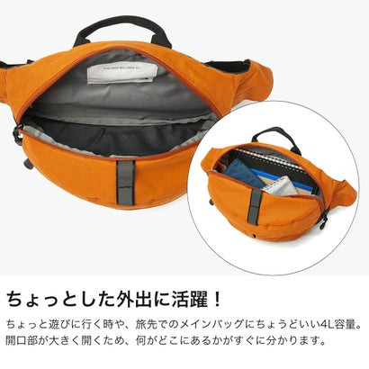日本正規品 ウエストバッグ 軽量 バッグ キッズ 斜めがけ 旅行 ナイロン 小さめ 2WAY ショルダーバッグ 子供 子ども 男の子 女の子 4L クライマーランバー NMJ72651 （プリムローズ）｜詳細画像