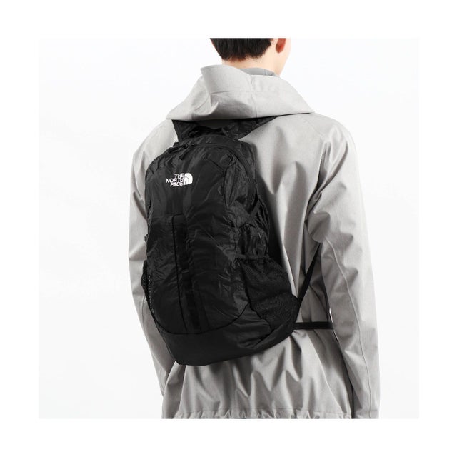 【日本正規品】 リュック 軽量 小さめ ナイロン 22L A4 リュックサック パッカブル NM62376 （ブラック）