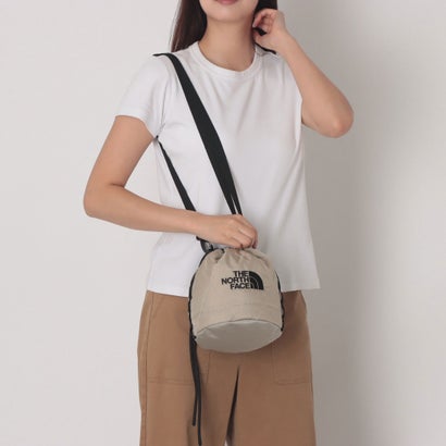 ザ・ノース・フェイス THE NORTH FACE Dome Shoulder Bag ドーム ショルダーバッグ バゲット バッグ （ベージュ）｜詳細画像
