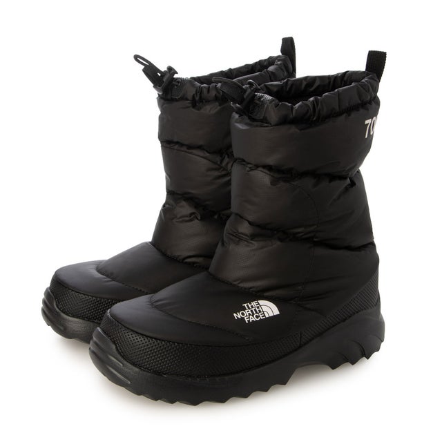 ウィンターシューズ NUPTSE U 26FW Nuptse Traction Bootie ヌプシ トラクション ブーティ  NF02672 （TNFブラック×TNFブラック）