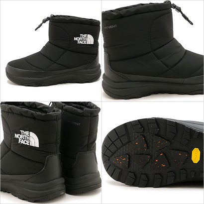 Nuptse Bootie Logo Short WP ARCTIC GRIP TNFブラック/TNFブラック [NF52677-KK] （TNFブラック/TNFブラック）｜詳細画像