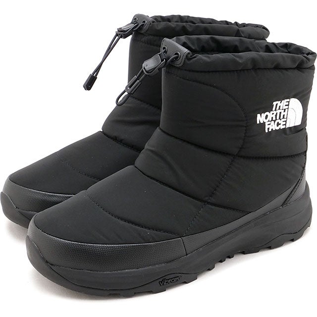 Nuptse Bootie Logo Short WP ARCTIC GRIP TNFブラック/TNFブラック [NF52677-KK] （TNFブラック/TNFブラック）