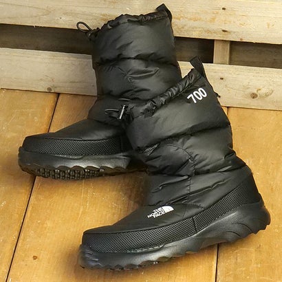 Nuptse Traction Bootie TNFブラック/TNFブラック [NF02672-KK] （TNFブラック/TNFブラック）｜詳細画像