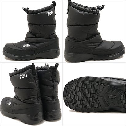 Nuptse Traction Bootie TNFブラック/TNFブラック [NF02672-KK] （TNFブラック/TNFブラック）｜詳細画像