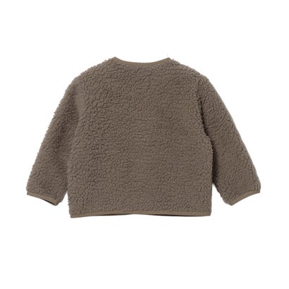 メンズ アウトドア ベビー B Cuddle Fleece Cardigan カドルフリースカーディガン(ベビー) NAB72401 （マッシュルーム）｜詳細画像