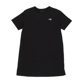 ジュニア アウトドア 半袖Tシャツ G S/S Onepiece Tee_ガールズショートスリーブワンピースティー NTG32360 （ブラック）