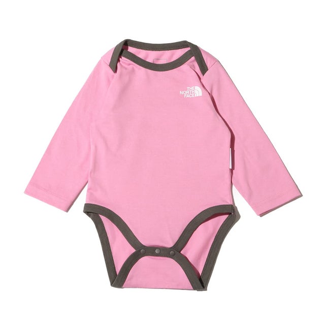 
                    BABY L/S COTTON ROMPERS【返品不可商品】 （PINK）