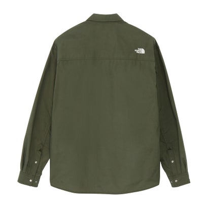 ザ・ノース・フェイス THE NORTH FACE アウトドア ロングスリーブヌプシシャツ メンズ 長袖 トップス 撥水加工 普段着 シンプル キ （K ブラック）｜詳細画像
