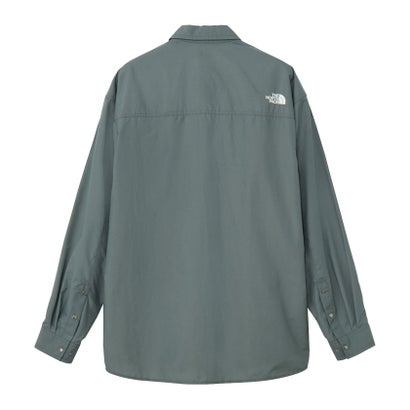 ザ・ノース・フェイス THE NORTH FACE アウトドア ロングスリーブヌプシシャツ メンズ 長袖 トップス 撥水加工 普段着 シンプル キ （K ブラック）｜詳細画像