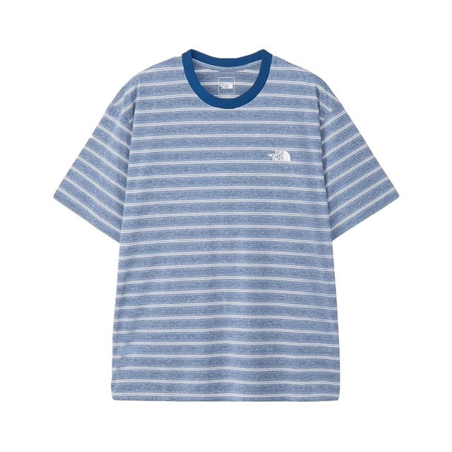 【日本正規品】S/S FREE RUN BD CR 通気性 速乾 半袖 Tシャツ（ブルー）