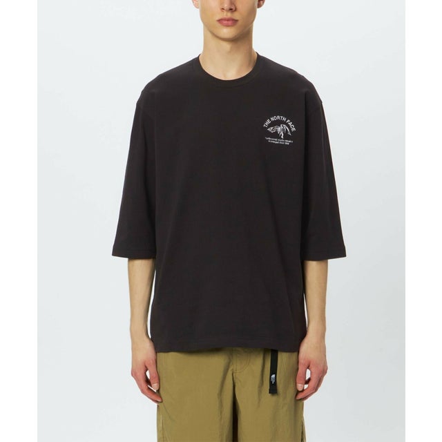 【日本正規品】3/4 SLV ONEPT LG T 5分袖 カットソー トップス 半袖 Tシャツ（ブラック）