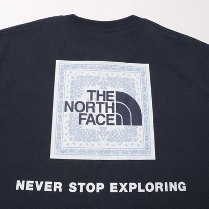 ザ・ノース・フェイス THE NORTH FACE メンズ アウトドアカジュアル 半袖Tシャツ S/S Bandana Square Logo Tee_ショートスリーブバンダナスクエアロゴティー NT32446 （アーバンネイビー）｜詳細画像