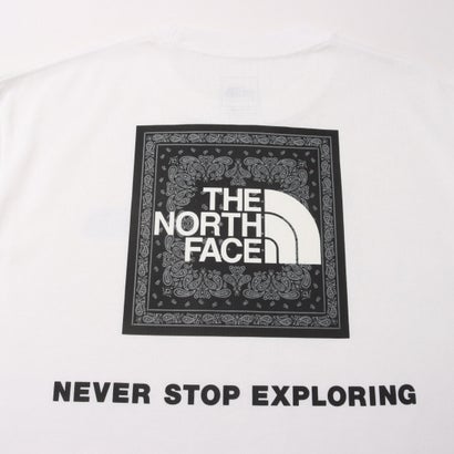 ザ・ノース・フェイス THE NORTH FACE メンズ アウトドアカジュアル 半袖Tシャツ S/S Bandana Square Logo Tee_ショートスリーブバンダナスクエアロゴティー NT32446 （ホワイト3）｜詳細画像