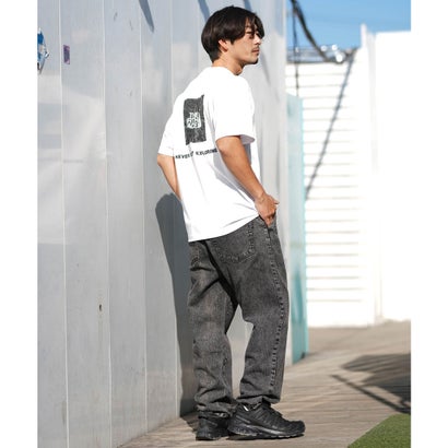 半袖 Tシャツ メンズ ショートスリーブバックスクエアートラバースロゴティー NT32543 （Z）｜詳細画像
